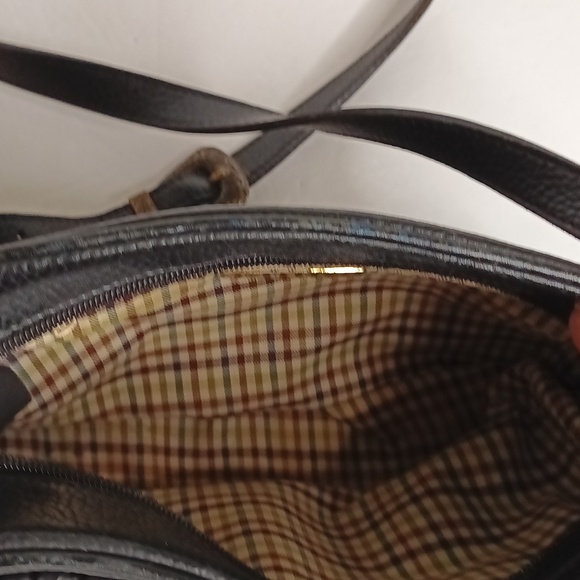 Vintage Valerie Stevens Black Pebble Leather Crossbody Shoulder Strap Bag Purse - Picture 4 of 11